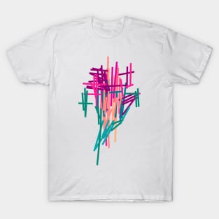 Abstract Flower Blossom T-Shirt